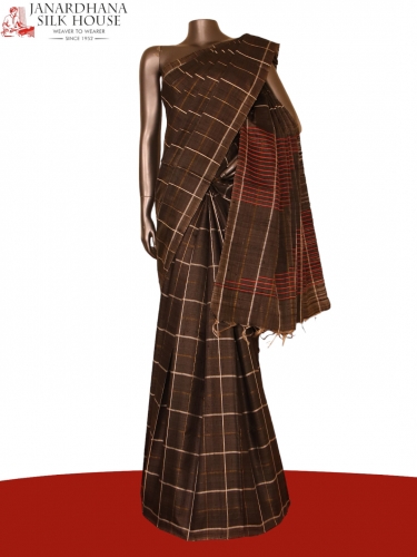 Handloom Pure Tussar Silk Saree